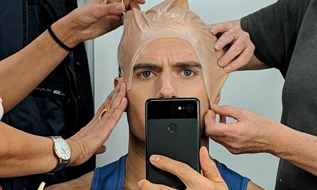 Генри Кавилл на гриме