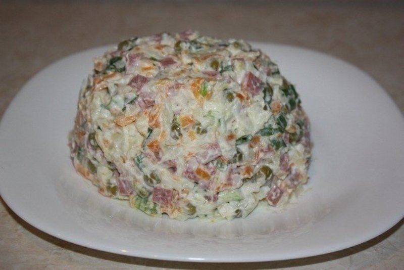 Салат "Буковина" - просто, вкусно и красиво