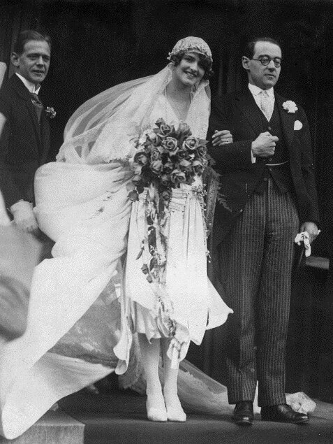 Свадебное платье 20-х годов