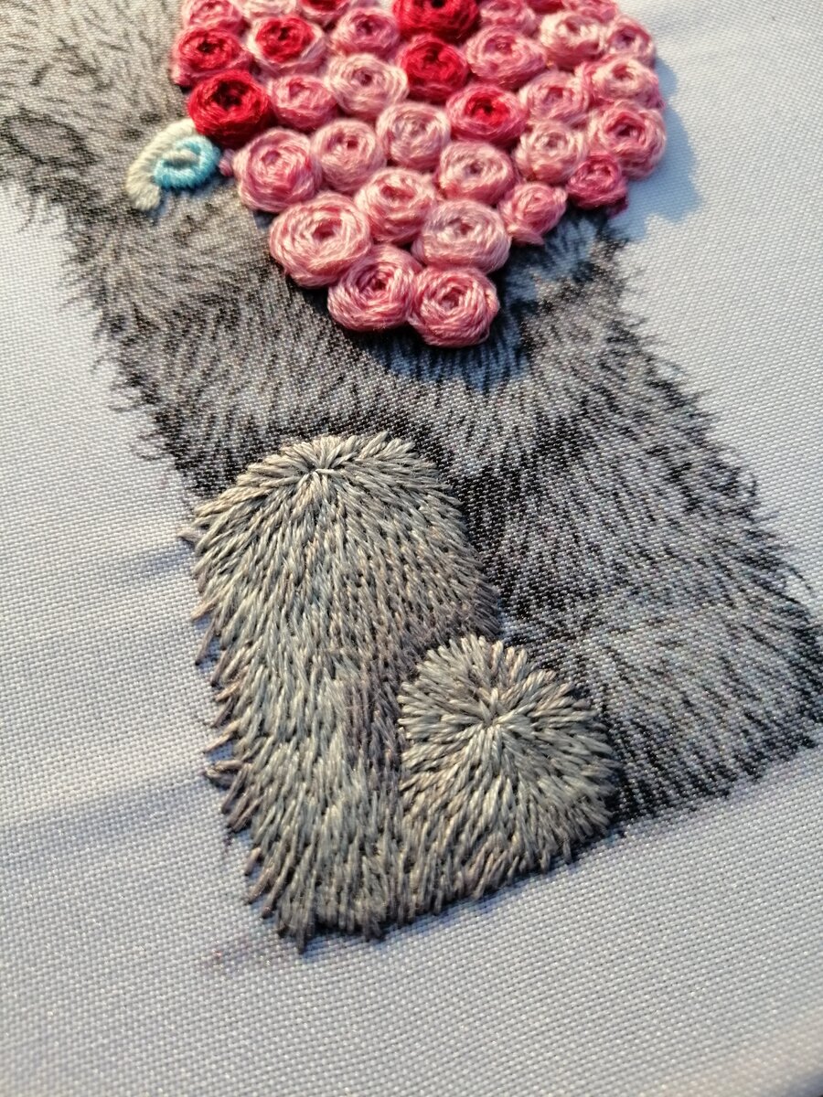 Левая лапа готова! 