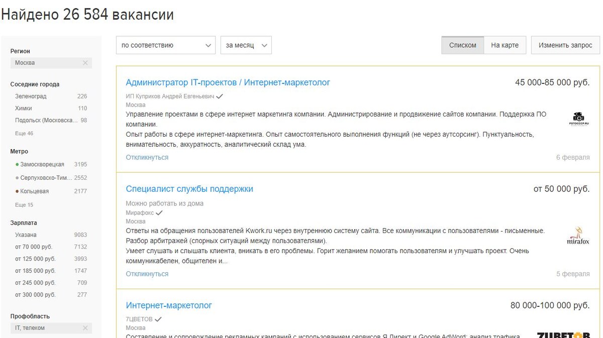 А говорите работы, нет. Впрочем желающих еще больше, да и с теми вакансиям что есть не все так просто.