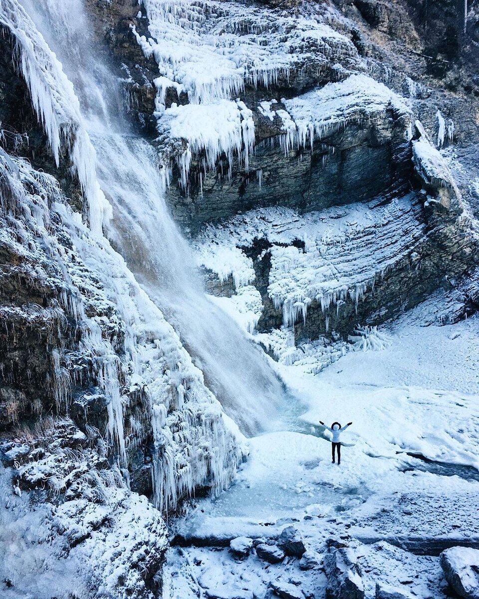Замёрз Водопад Учан-Су.фото из открытых источников. 