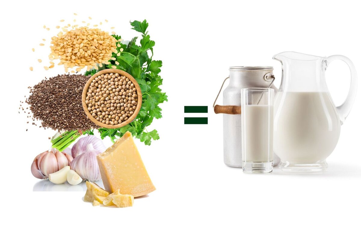 10 продуктов, в которых кальция больше, чем в молоке