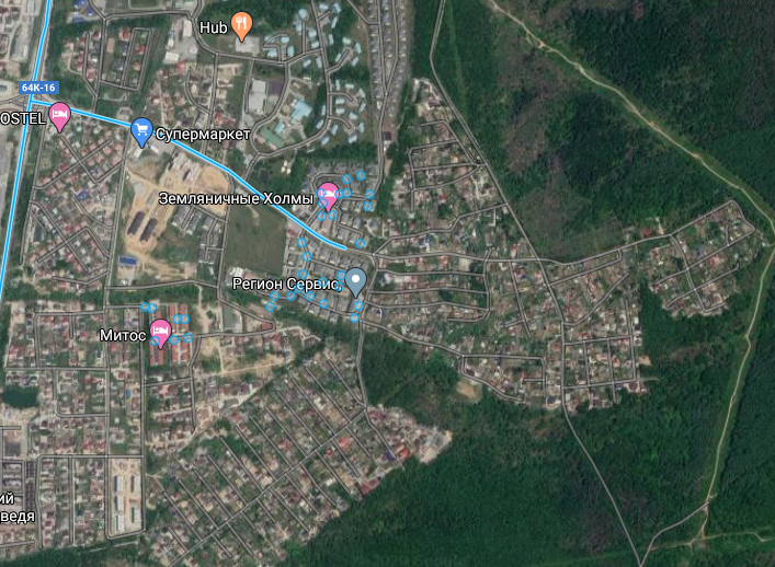 Вид со спутника