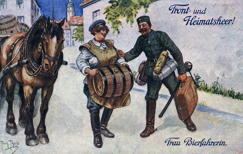 «Женщина-возчица пива» (Frau Bierfahrerin)