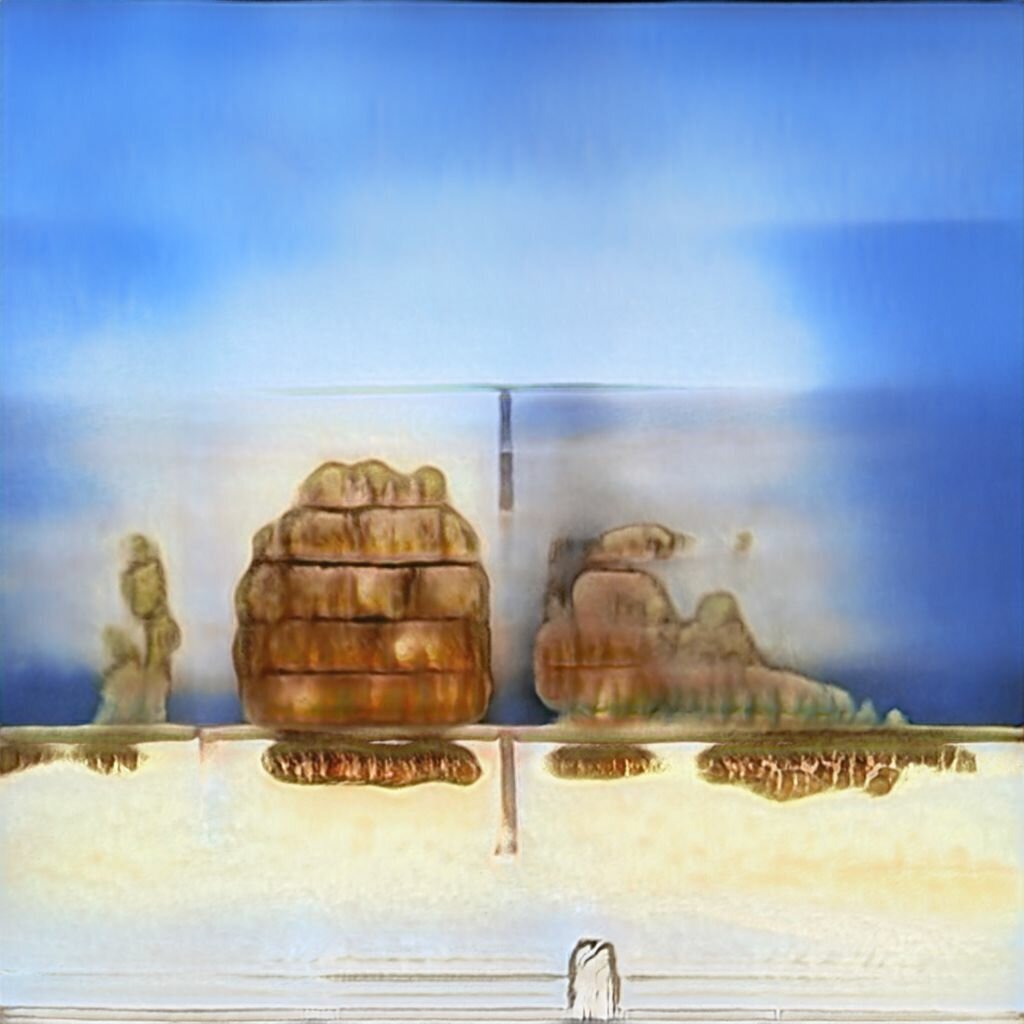 Картина "Взаимосвязи нового уровня", созданная нейросетью Яндекс.Алиса