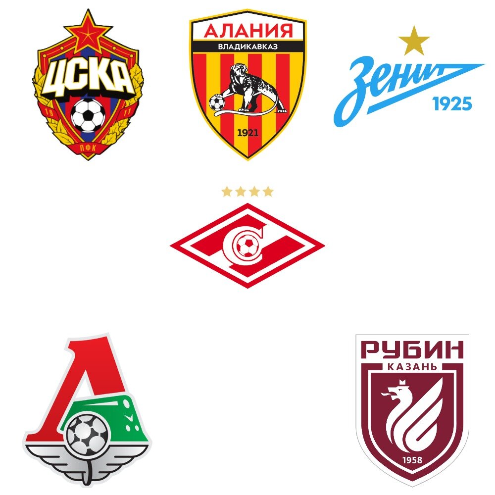   В чемпионате России всего 13 команд примеряли на себя медали различного достоинства, из них только 6 становились чемпионами.