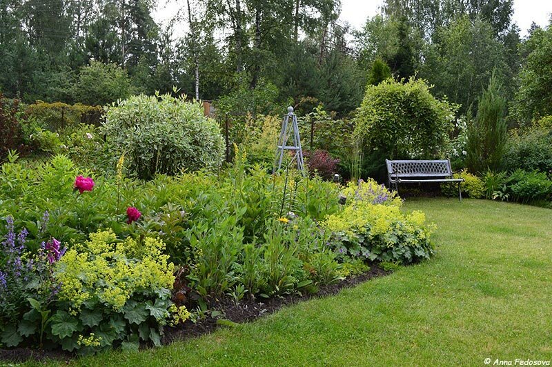 Сад Анны Федосовой под Ригой