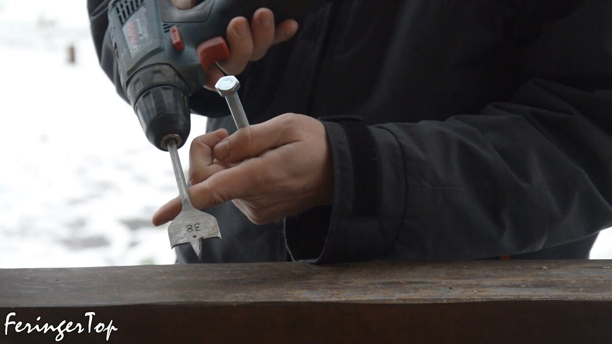 Сверло по дереву на 38