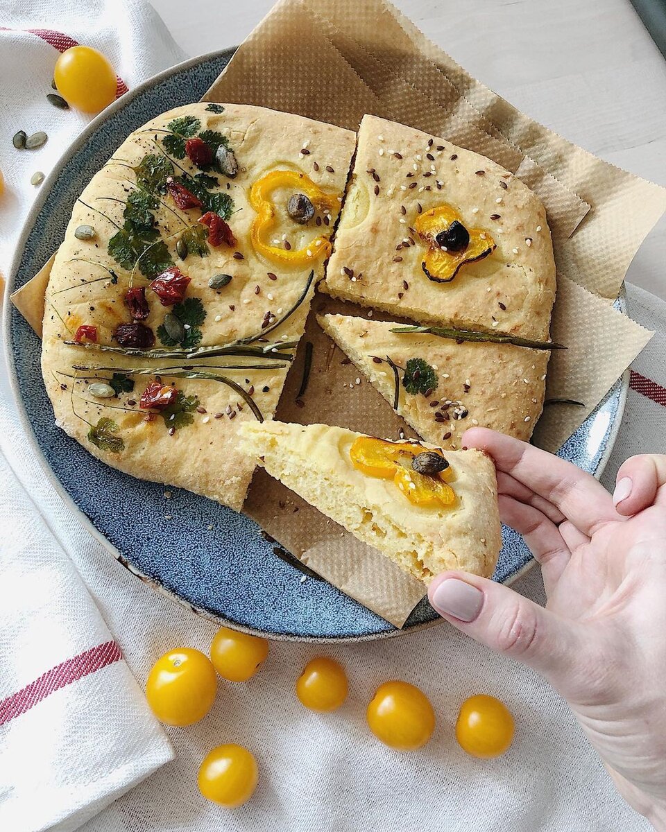 Мой любимый рецепт фокаччи🍕, который точно никого не оставит равнодушным.  | Природная красота | Дзен