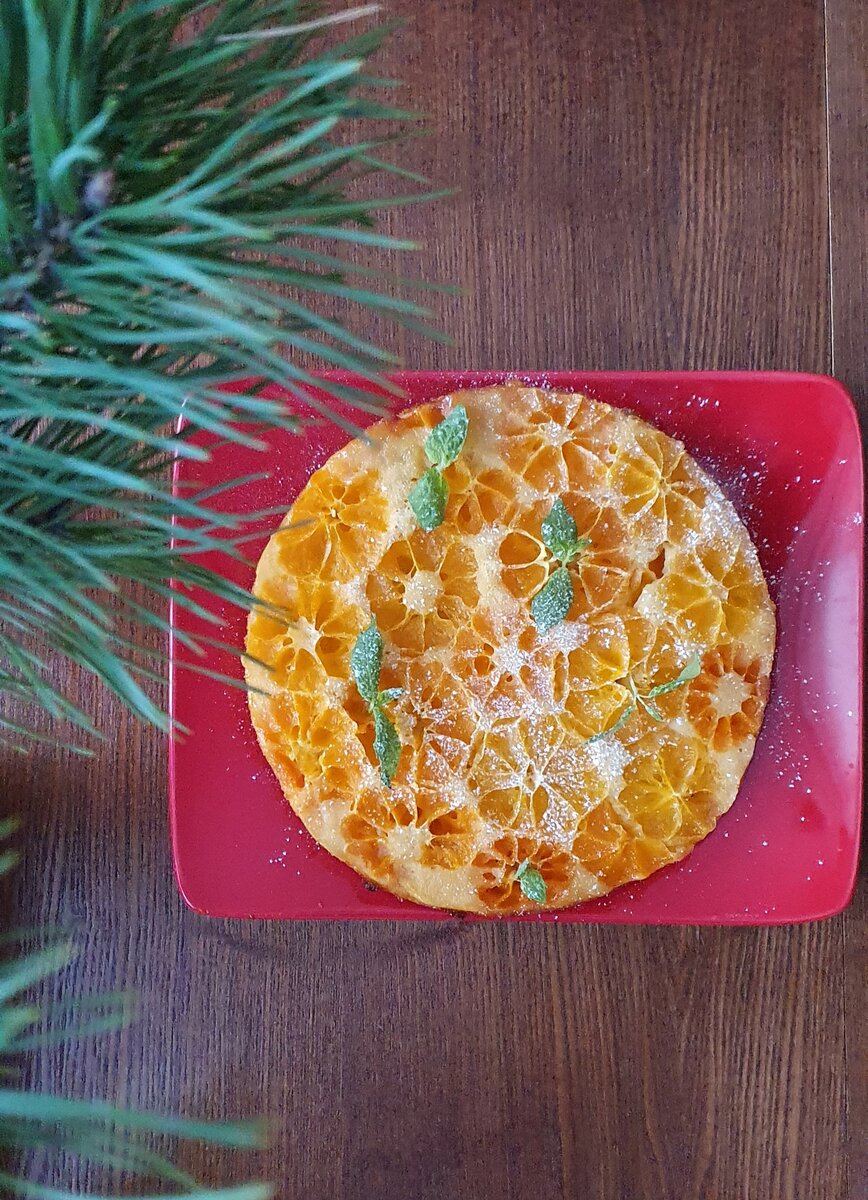 Мандариновый пирог