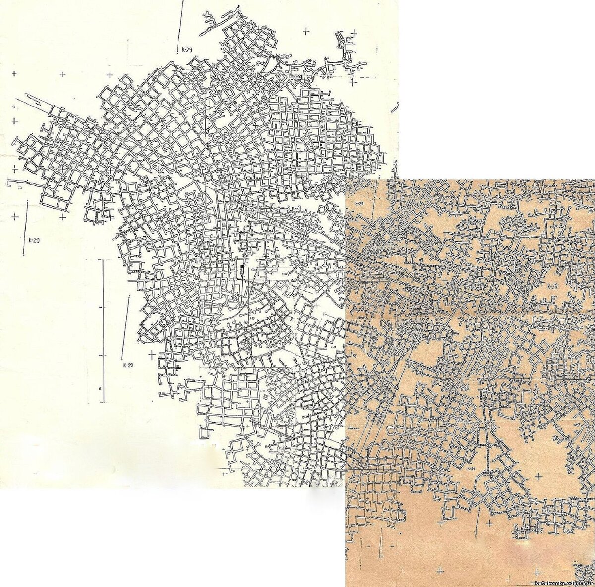 план катакомб