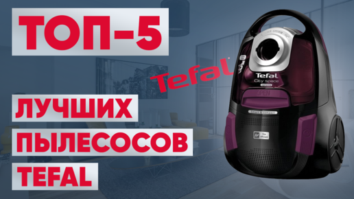 ТОП-5 лучших пылесосов Tefal. Рейтинг