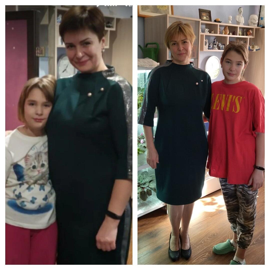 Справа сегодня. Дочка то как подросла....