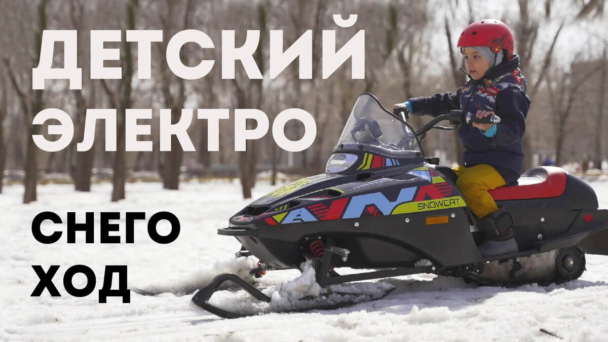 Детский электроснегоход + квадрацикл Gekkon Snow MAX 2в1 купить в Москве у официального дилера