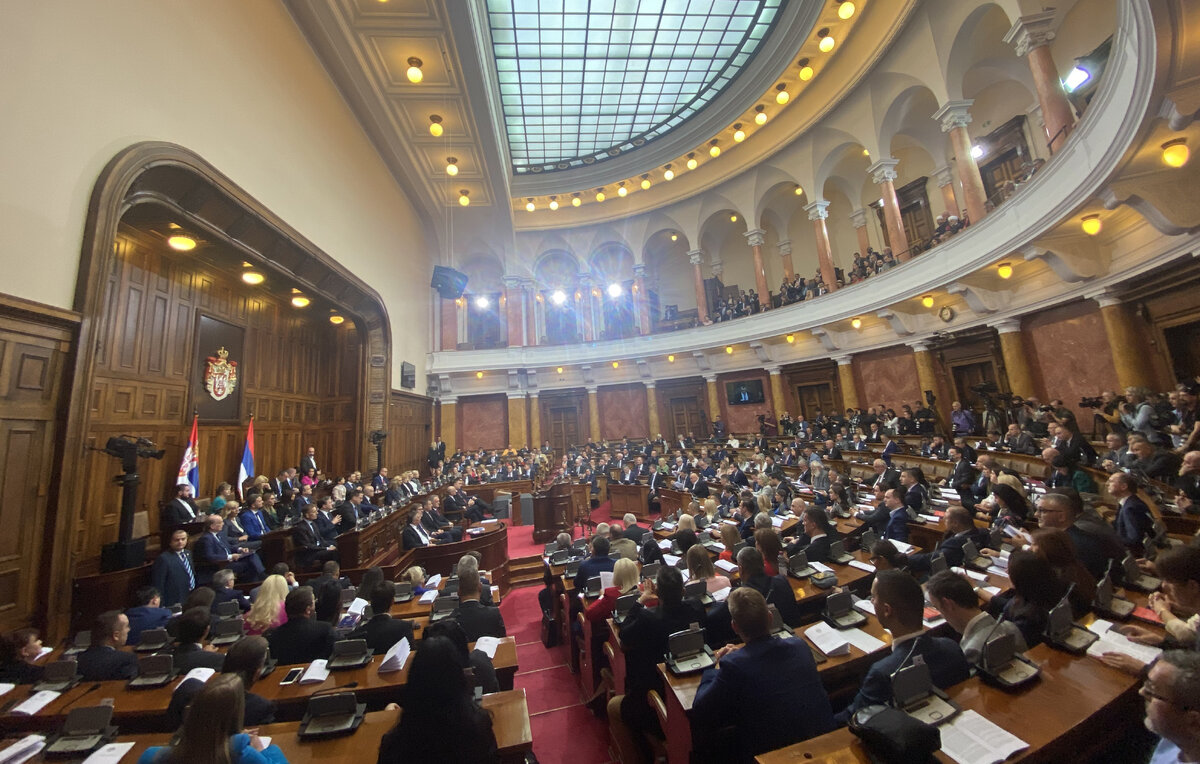    Заседание парламента Сербии  Александр Дзюба/ТАСС
