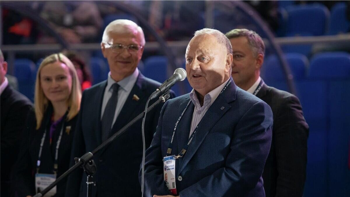    Президент федерации хоккея с мячом России Борис Скрынник© официальный сайт ФХМР (Татьяна Глюк)