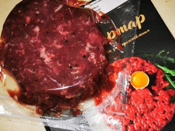 Заготовка для тартара из супермаркета