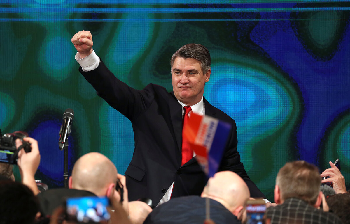 Миланович радуется или нет.