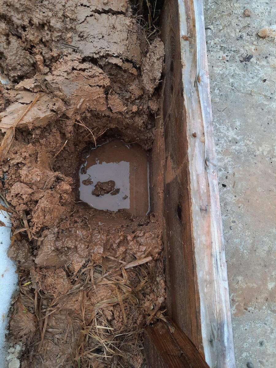 Фото выполнения шурфа на одном из объектов