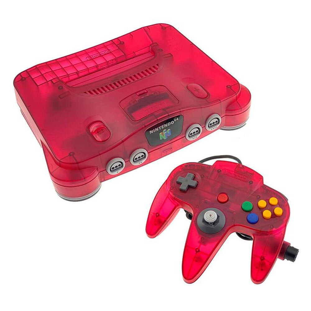Red nintendo 64 hotsell