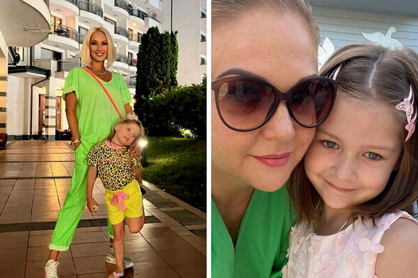 Как провожали дочерей в школу Марина Девятова и Лера Кудрявцева на Первое сентября День знаний в 2023 году - ФОТО