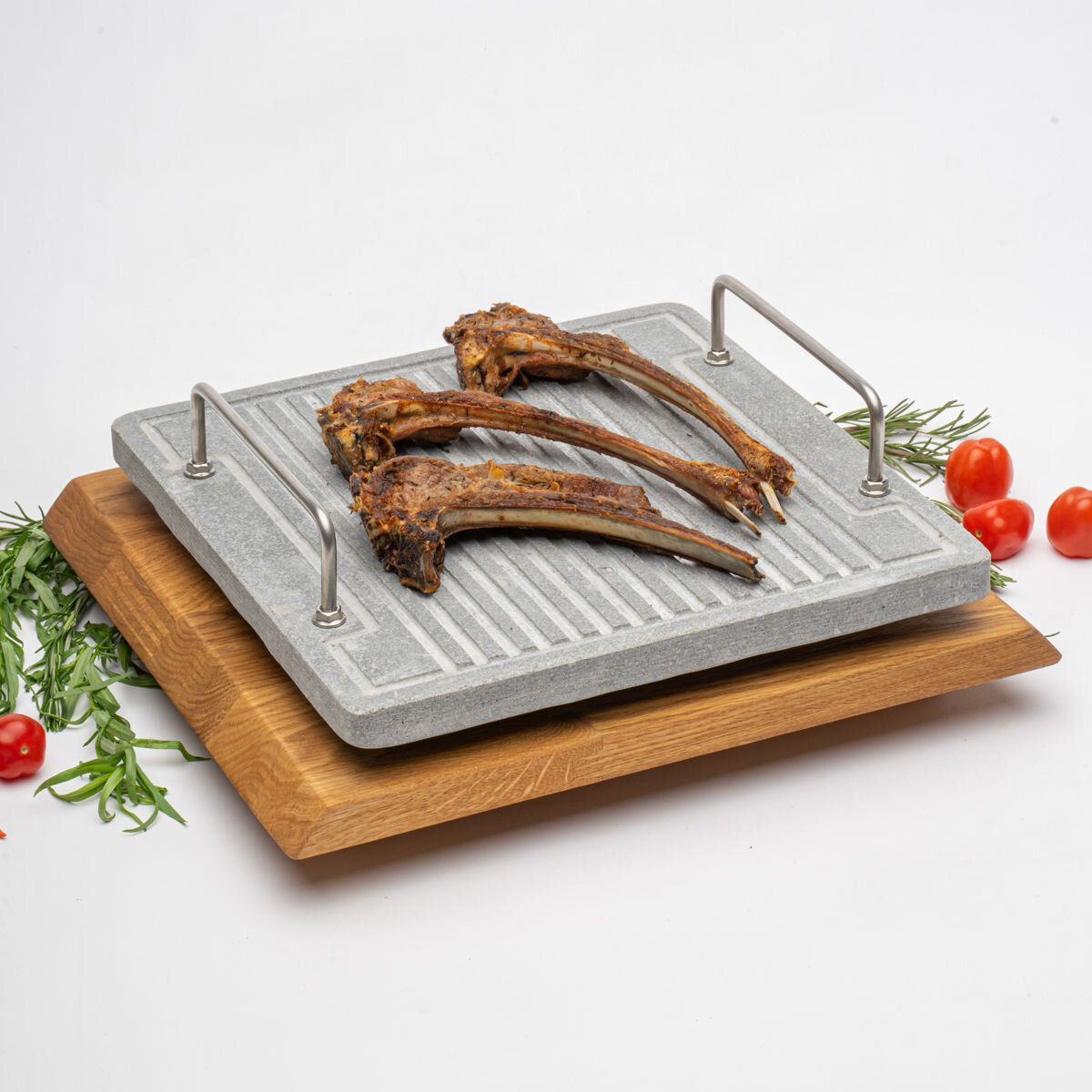 Каменный гриль из лавового камня