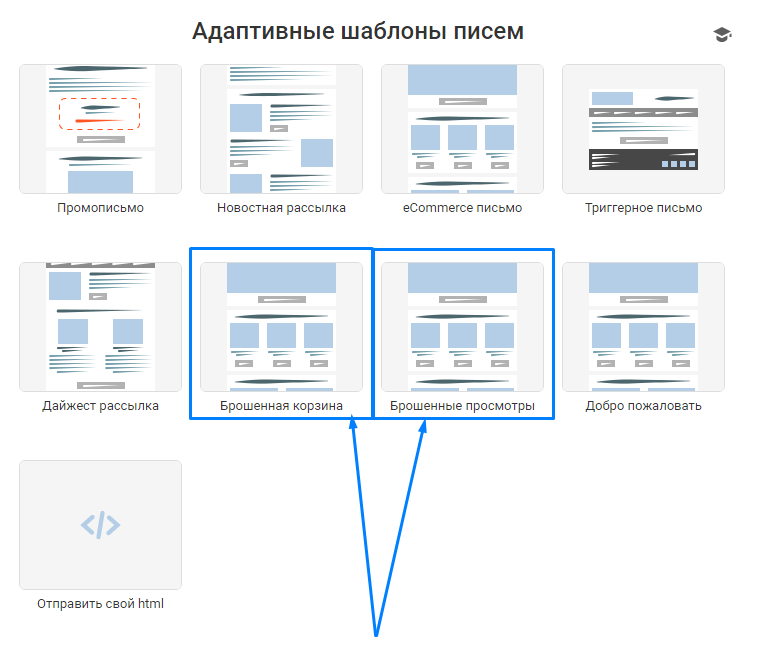 Образец списка рассылки к письму