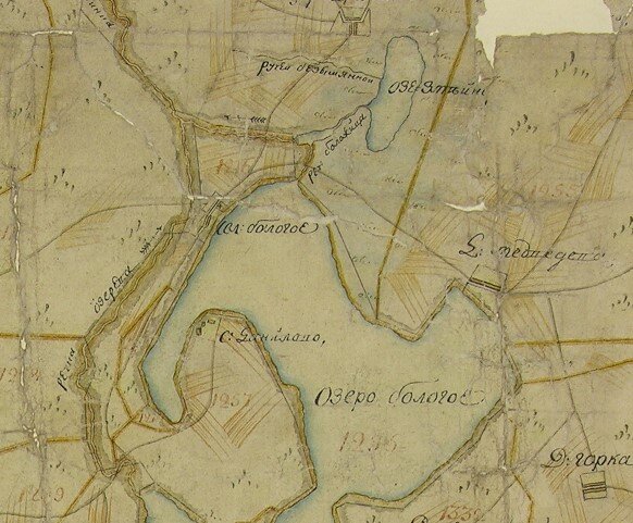 Старинная карта.