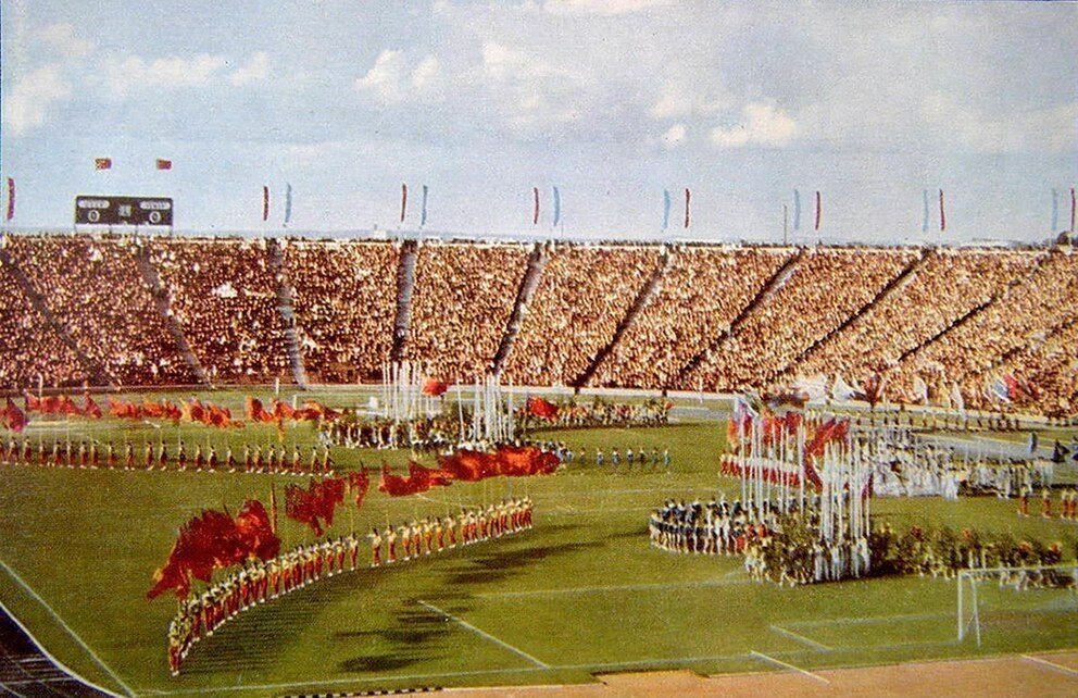 Открытие стадиона им. Кирова, 30 июля 1950 года 