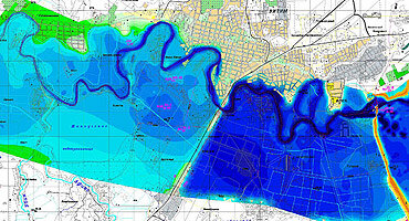 Карта затопления рыбинска в случае прорыва дамбы
