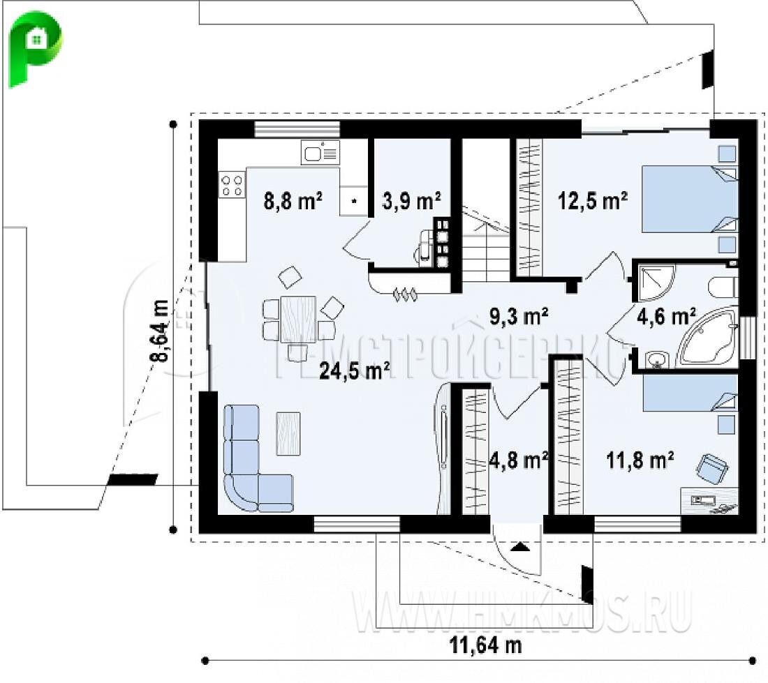 Планировка квартиры 80 кв м