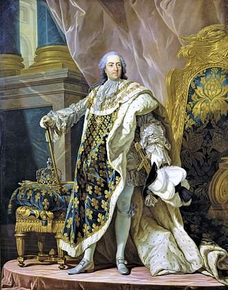 Людовик XV,  (1710 – 1774), правивший во Франции в период культурного расцвета и эпохи рококо. 