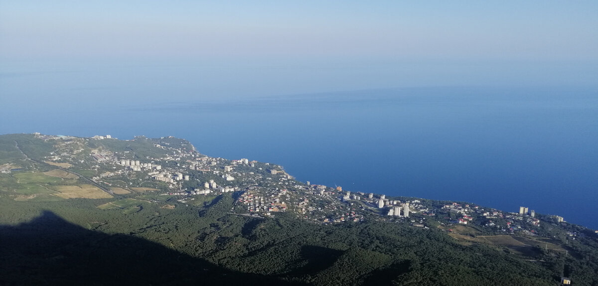 Вот такой открывается вид с горы.