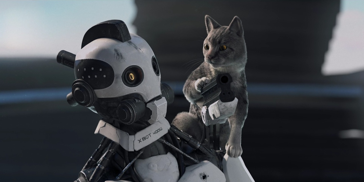 Love and robots. Любовь смерть и роботы. love death robots мультфильм. любовь смерть и роботы 3 сезон 5 серия. робот кот.