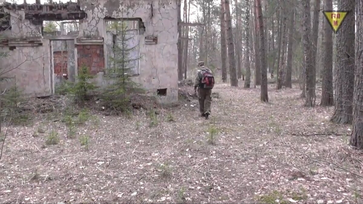 Развалины детского пионерлагеря "Юбилейный".