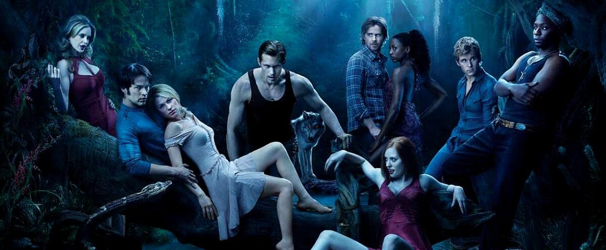 Постер к сериалу "Настоящая кровь" из открытого доступа