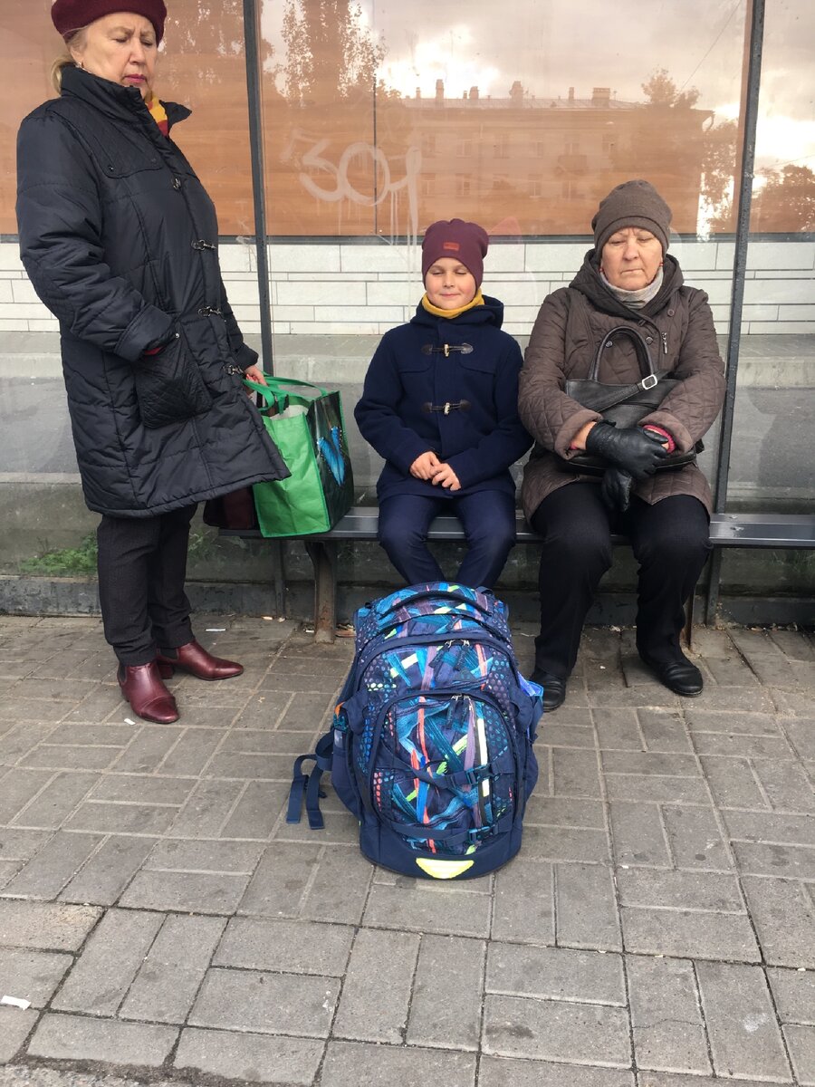 Рюкзак и дафлокот воочию. 