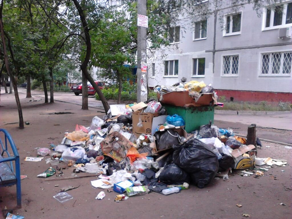 Мусорка в городе Хабаровск.