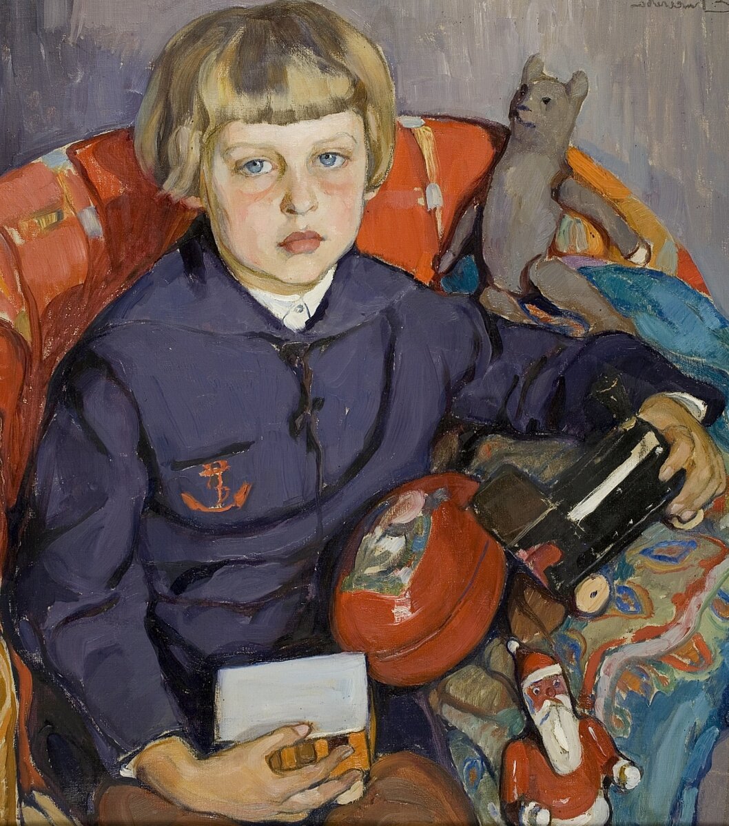 Киселева Е.А., «Портрет сына»,1925