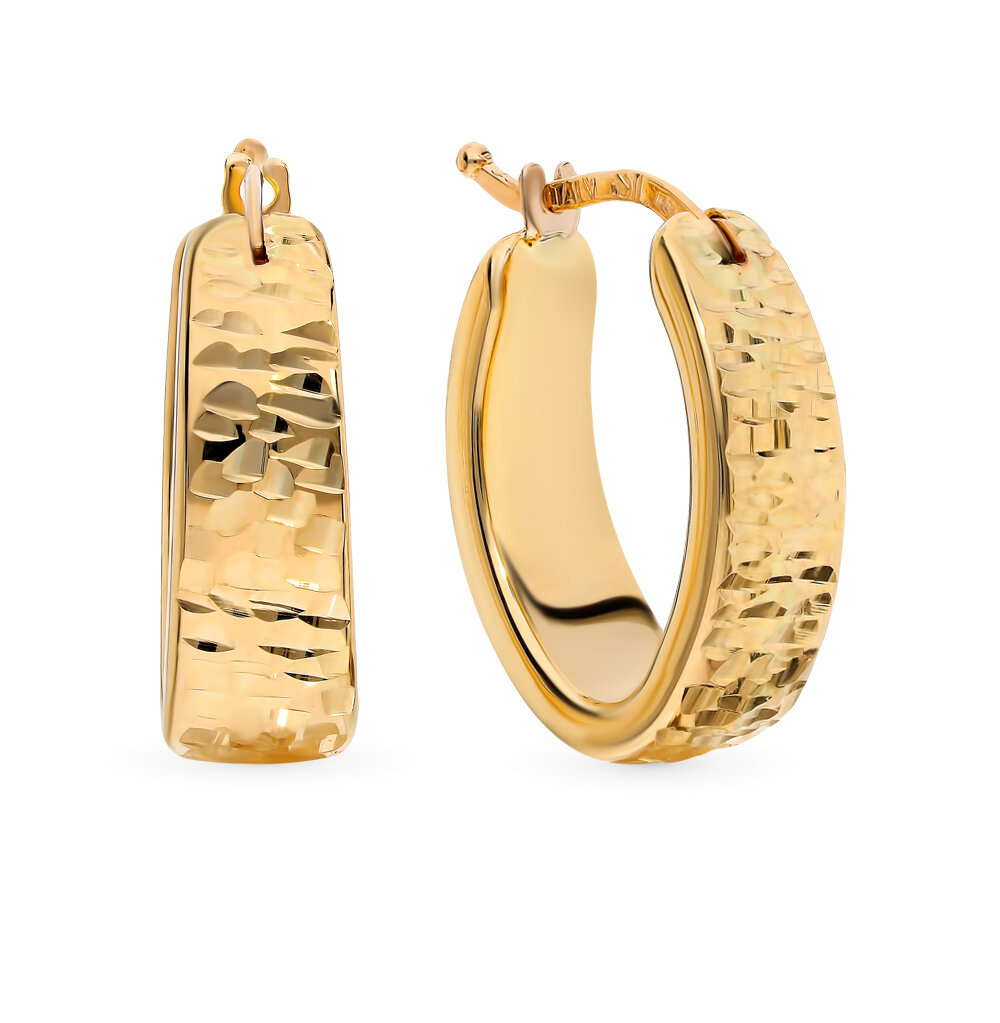 Золотые серьги из итальянской коллекции Dolce Vita, арт. 87990