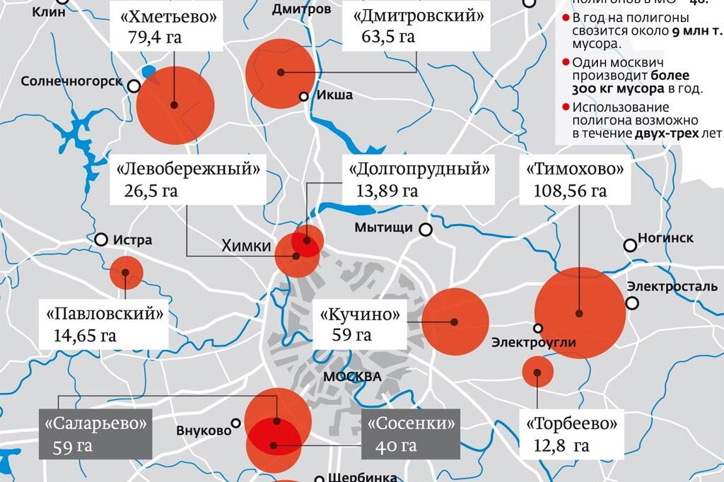 Карта тбо московской области