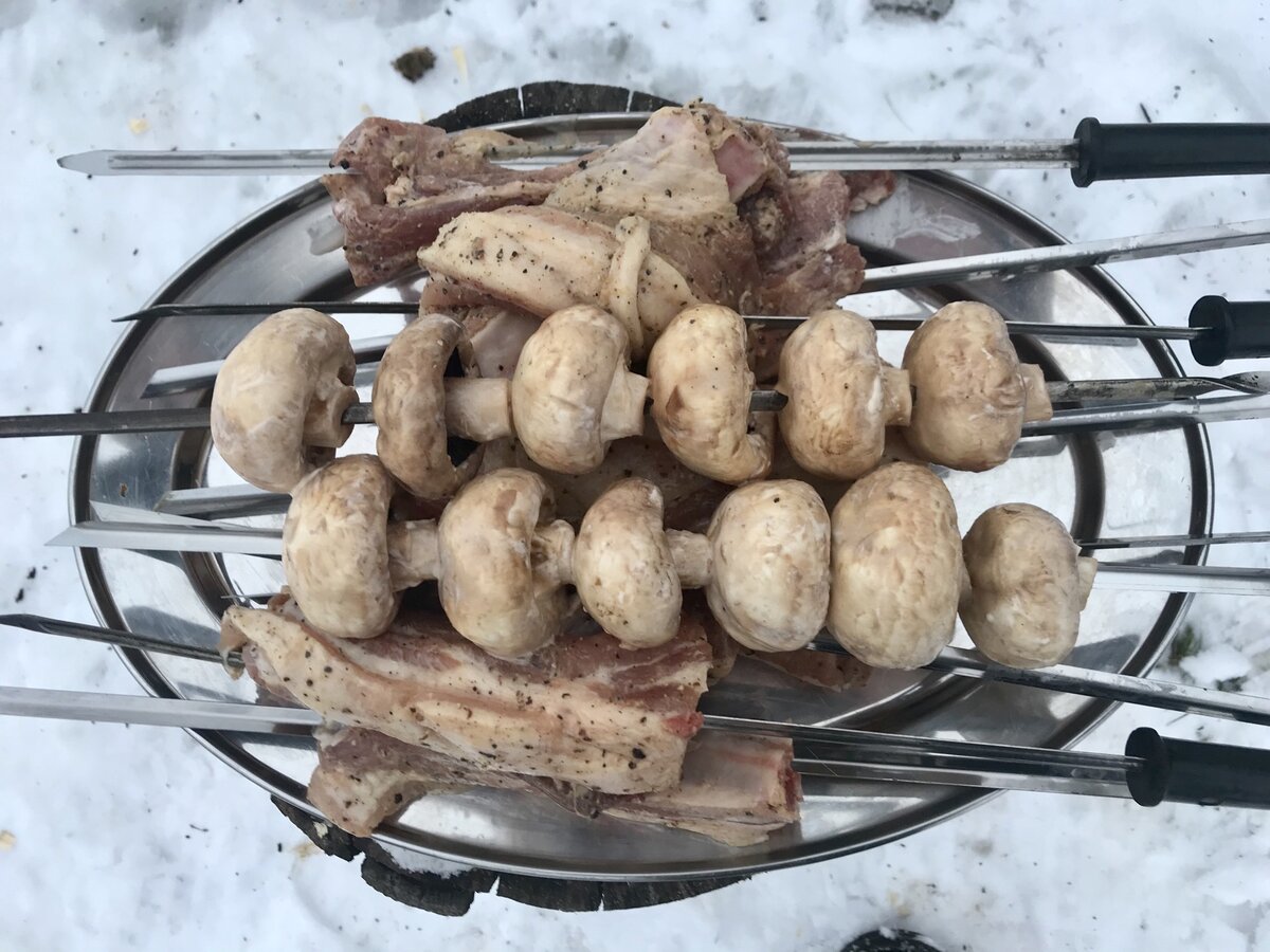 Шампура для шампиньонов фото