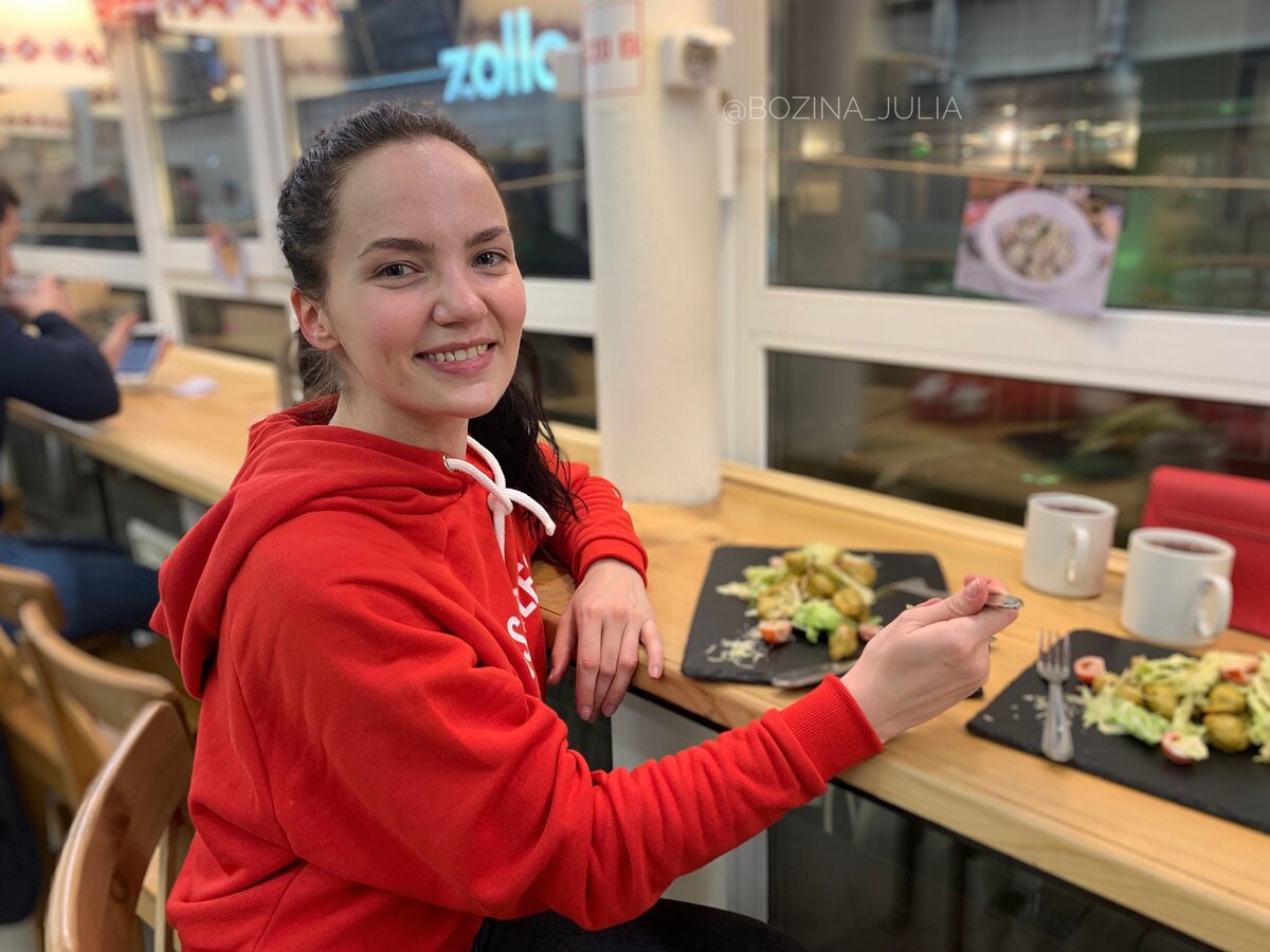 Фото - Сладкий Персик. Ужинаем салатом "Цезарь" с пельменями