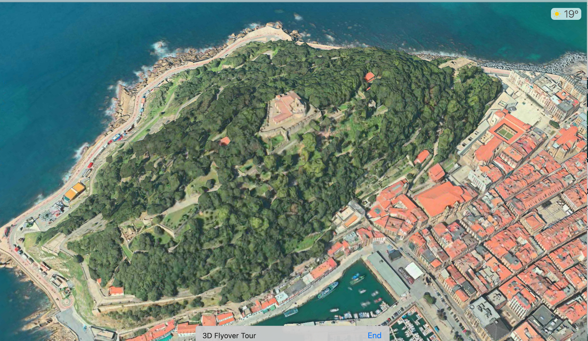 Flyover San Sebastian, Pais Basco on Apple Maps