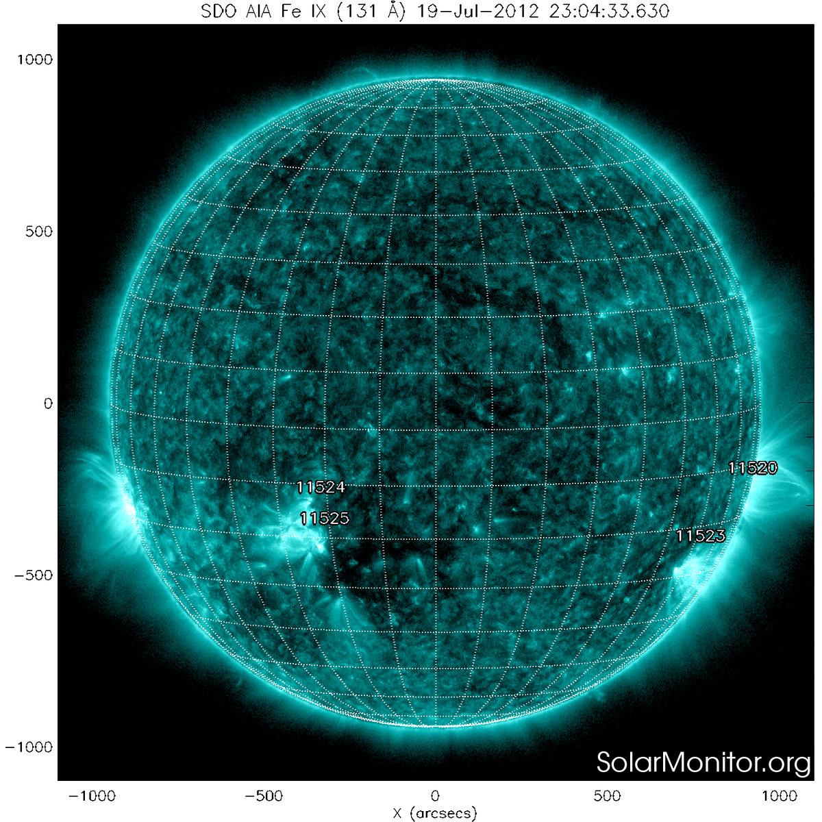 УФ "портрет" Солнца
