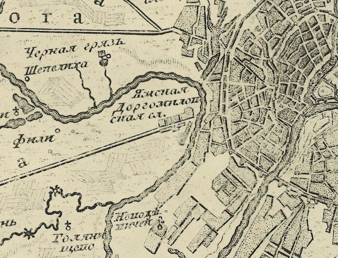 План Москвы 1763 года