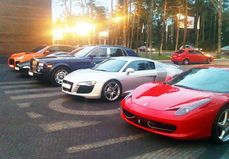 Автопарк Тимати(далеко не весь)