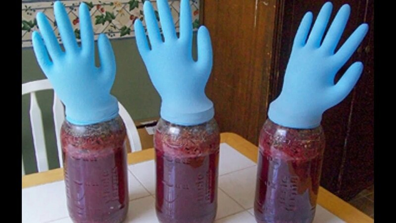 «Вино» из засахаренного варенья