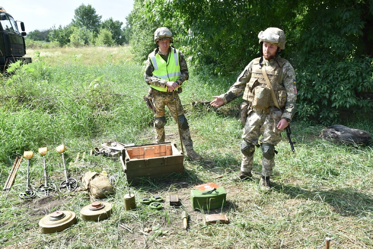Противопехотные мины на Украине